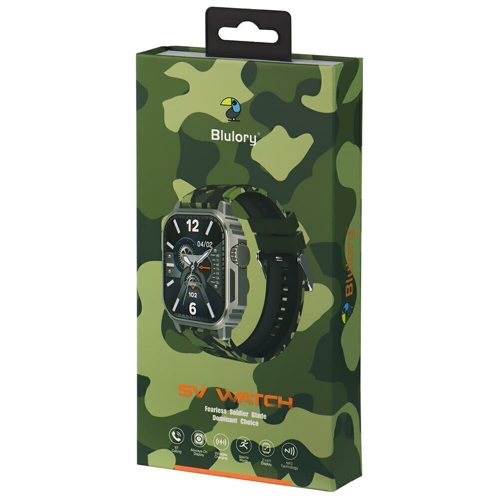Blulory SV Camuflage Smart Watch gamingstoreuae Blulory SV Camuflage Smart Watch gamingstoreuae
